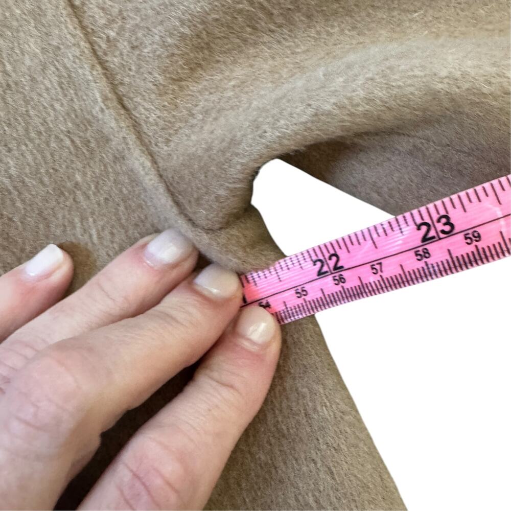 NEW Reiss Double Breasted Wool Blend Coat Camel - Picture 8 of 10